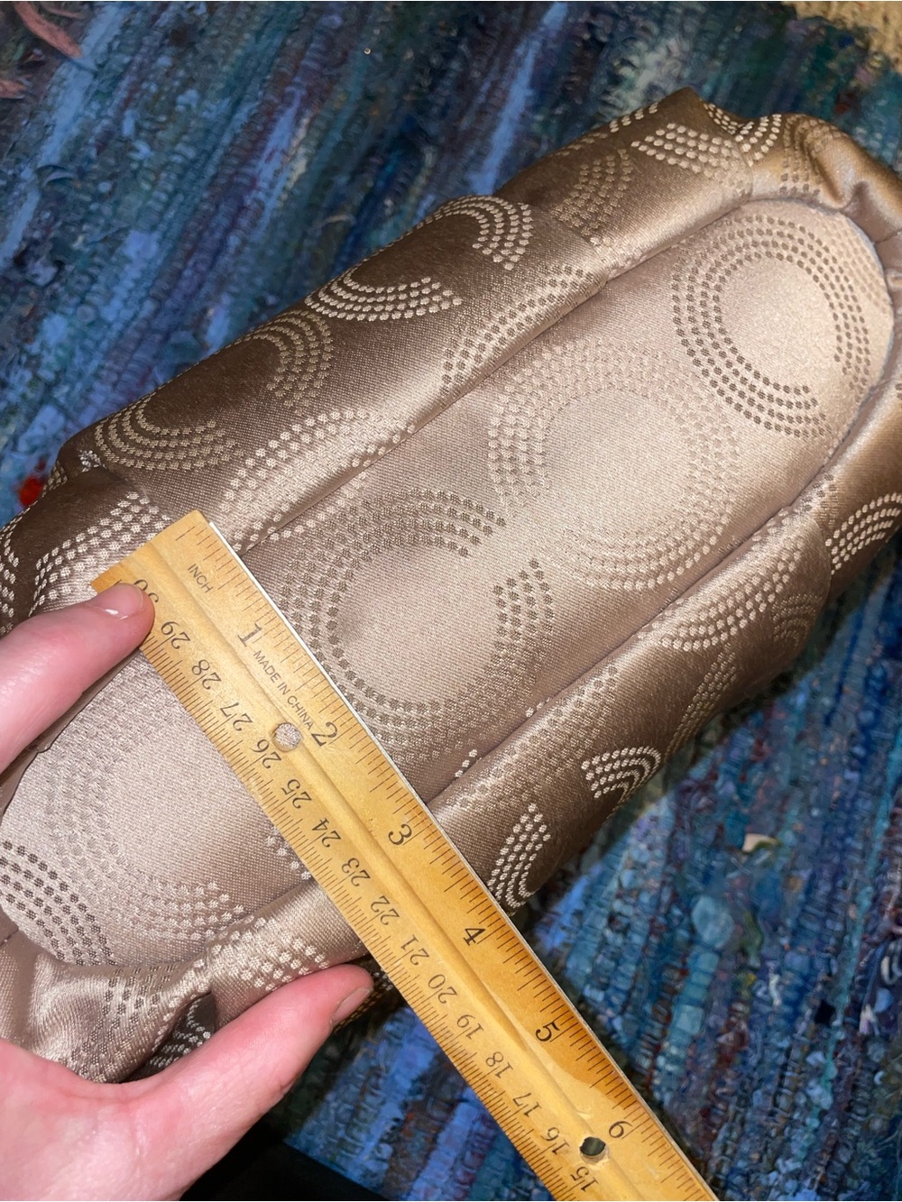 Coach Madison Dotted op art Sophia Satchel Purse Shoulder Handbag/Tote - Picture 16 of 16